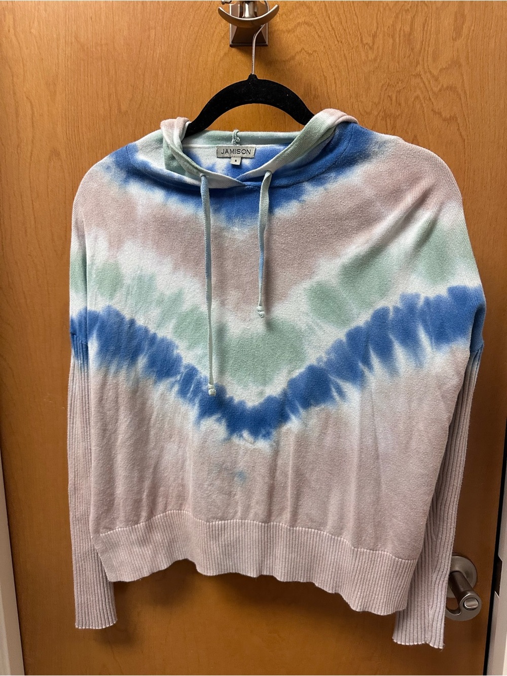 Jamison Pastel Tie-Dye Hoodie Sweatshirt - Blue, Green, Tan